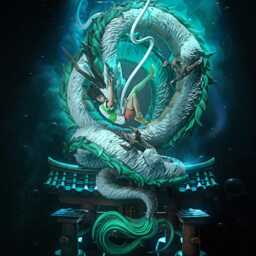 Chihiro & Haku - Spirited Away 3D Printed Figure 18 Scale - thumbnail 4
