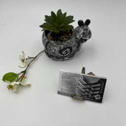 Spoon Business Card Holder Or Smart Phone Style 006 Vintage Reclaimed Silverware - thumbnail 3