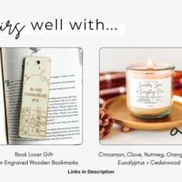 Cozy Coffee & Vanilla Beeswax Candles, Homemade With Essential Oils, 10 Oz Crackling Wood Wick Candle, Aromatherapy Candle For Book Lover - thumbnail 4