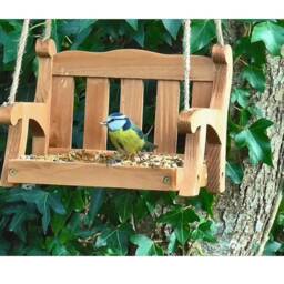 Personalised Swing Seat Bird Feeder Table Hanging Food Birdhouse Garden Decor Memory Maker Mothers Day Gift Birthday Parrot Table - thumbnail 4