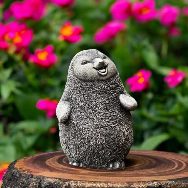 Concrete Penguin Statue Outdoor Garden Sculpture Cement Bird Figurine Animal Yard Ornament Stone Patio Decoration Penguin Lover Gift - image 1