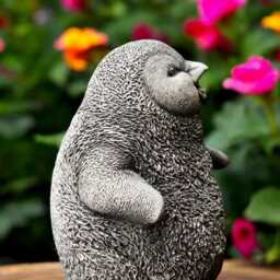 Concrete Penguin Statue Outdoor Garden Sculpture Cement Bird Figurine Animal Yard Ornament Stone Patio Decoration Penguin Lover Gift - thumbnail 4