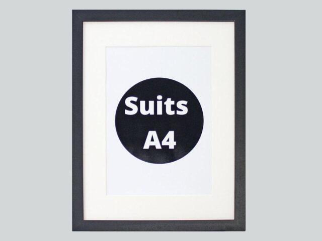 Certificate Frame. Perfect For Diplomas, Graduation & Achievements. Suitable An A4 Photo/Certificate. A3 Wooden Display Frame - image 1