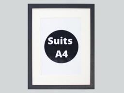 Certificate Frame. Perfect For Diplomas, Graduation & Achievements. Suitable An A4 Photo/Certificate. A3 Wooden Display Frame - thumbnail 1