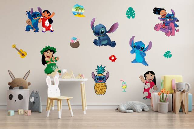 Children's Popular Characters Room Decorations Removable Wall Stickers Set Decal Home Decor Art Vinyl Mural Kids Interior Design - image 1