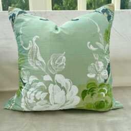 Decorative Decorative Pillow Cover in Maddalena Jade Designers Guild 20x20 Inch - thumbnail 2