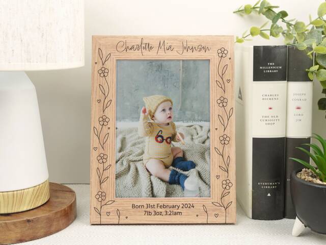Personalised Engraved Photo Frame Va223 - image 1