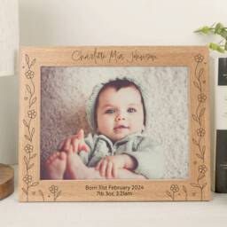 Personalised Engraved Photo Frame Va223 - thumbnail 3
