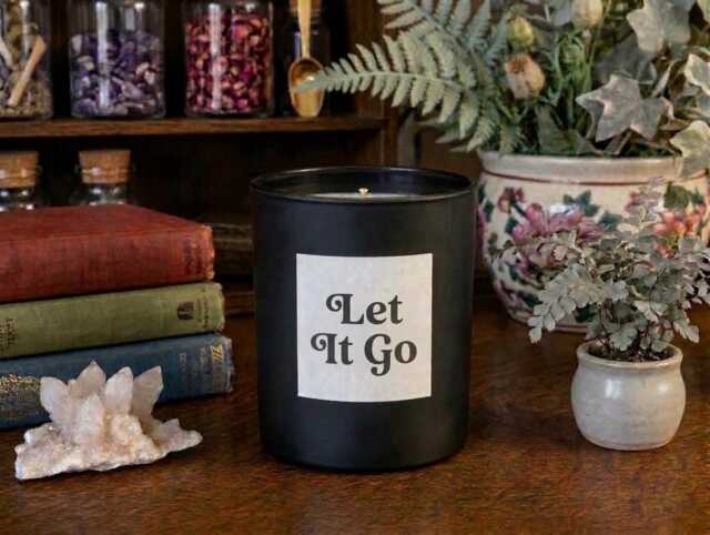 Let It Go Candle - High Quality Soy Wax - Manifestation Witchcraft Gifts For Her Aromatherapy - image 1