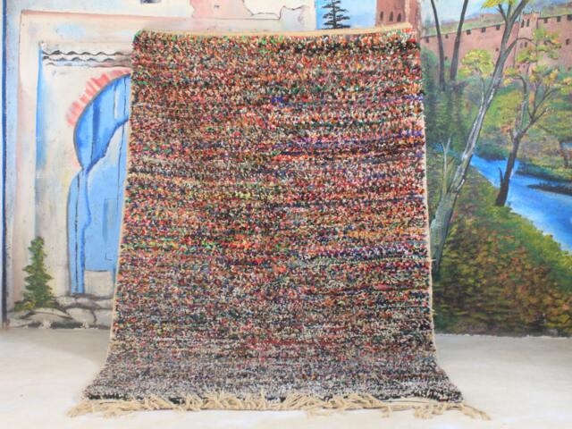 Moroccan Rug , Beni Mrirt Rug, Premium Quality Modern Artwork, Handwoven Large Shaggy - image 1