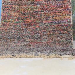 Moroccan Rug , Beni Mrirt Rug, Premium Quality Modern Artwork, Handwoven Large Shaggy - thumbnail 3