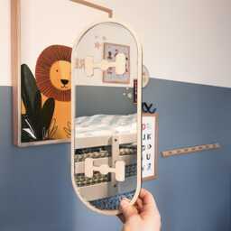 Skateboard Shatterproof Mirror Perfect Gift For Bedroom & Nursery Cool Boys Decor - thumbnail 1