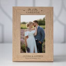 Personalised Wedding Photo Frame - thumbnail 4