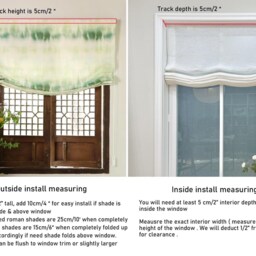8 Colors , 100% Sheer Linen Cordless Custom Roman Shades , Relaxed Shade , Window Treatment, Blinds - thumbnail 3