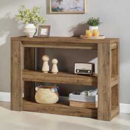 Console Table 3-Tier Farmhouse Narrow Entryway & Sofa Table For Hallway - thumbnail 1