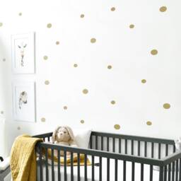 Polka Dot Wall Stickers, Decals, Nursery Kids Room Decor, Nursery Circle Polka Decor - thumbnail 2