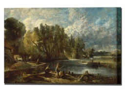 stratford Mill Canvas Print, John Constable Painting, Ready To Hang - thumbnail 1