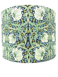 William Morris Lamp Shade, Pimpernel Green Blue, For Standard Lamps Or Ceiling Lights - thumbnail 1