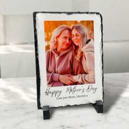 Personalised Mother's Day Photo Slate - Custom Mum Gift, Birthday Picture Frame, Memorial Keepsake, Family Photo, Gift - thumbnail 3