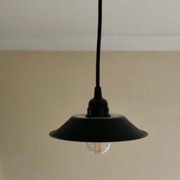 Retro Style Upcycled 7 Inch Single Vinyl Record Lamp in Shallow Depth Ideal For Home & Industrial Spaces. Handmade Music Lovers - thumbnail 1