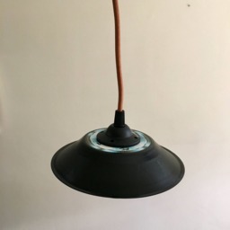 Retro Style Upcycled 7 Inch Single Vinyl Record Lamp in Shallow Depth Ideal For Home & Industrial Spaces. Handmade Music Lovers - thumbnail 2