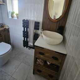 Abingdon - Reclaimed Bathroom Vanity Unit Handmade Solid Wood Cabinet With Drawers - thumbnail 4
