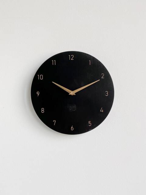 Minimalist Wooden Wall Clock Modern Nursery Decor - image 1