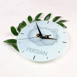 A Clock With A Persian Cat. New Collection The Cute Art-Dog Cat - thumbnail 2