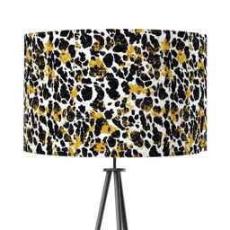 Lampshade Animal Leopard Print Velvet - Black White Gold Drum Lamp Shade 25cm 30cm 35cm 40cm 45cm Table Lamp Shade, Ceiling Pendant