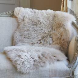 Sheepskin Rug - Oyster Luxury Premium New Zealand Wool - thumbnail 2