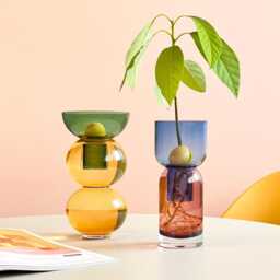 Cloudnola Fusion Vase Set Reversible Glass & Candle Holder - thumbnail 3