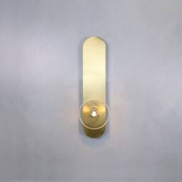Ellipse Wall Lighting - Brass Gold Globe Lamp Vanity Light Fixture, Sconce, Lamp - thumbnail 3