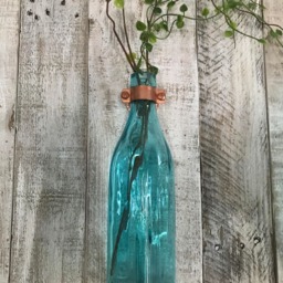 Wall Vase, Rustic Wall Vase Holder, Decor, Home Decor - thumbnail 3