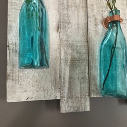 Wall Vase, Rustic Wall Vase Holder, Decor, Home Decor - thumbnail 2