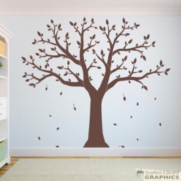 Family Tree Decal - With 158 Leaves Wall Decor Multiple Sizes - thumbnail 2