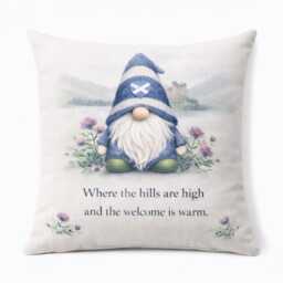 Scottish Gonk Linen Cushion - 40 X 40cm - thumbnail 2