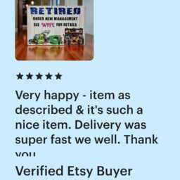 Funny Retirement Gift Novelty Weatherproof Aluminum Metal Sign Plaque Wall Art Him Dad Husband - thumbnail 2