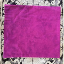 Hand Cut Quilt Square Wall Hanging. Finished Fabric Lining & Fused Cutwork Heart Design By Linda Pool Hanging, Color Choice - thumbnail 3