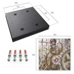 Mechanical Elegance Key Cabinet For Home, Gray Box Modern Mechanics, Enthusiasts Of Technology & Precise Forms - thumbnail 4