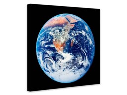 Earth Planet - Space Wall Art Wrapped Framed Canvas Rolled Photo/Poster Print - thumbnail 1