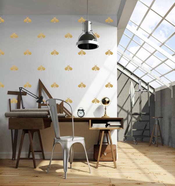Bee Pattern Vinyl Decals - Nursery & Home Wall Art - image 1