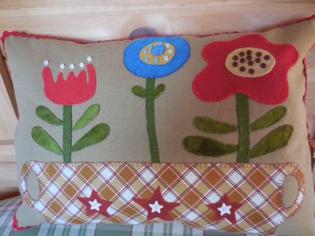Pick Me Up Flower Basket Pillow - image 1