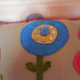 Pick Me Up Flower Basket Pillow - thumbnail 3