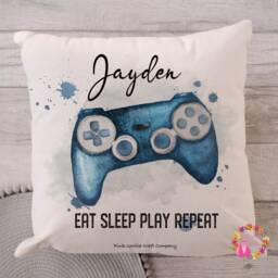 Personalised Gamer Cushion, Limited Edition Gift, Gaming Birthday Gift - thumbnail 3