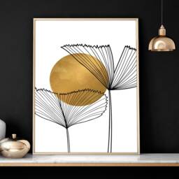 Home Decor Wall Art, Boho Botanical Set Of 3 Prints, Above The Bed Wall Art, Hangings Office Decor, Botanical Herb Print - thumbnail 2