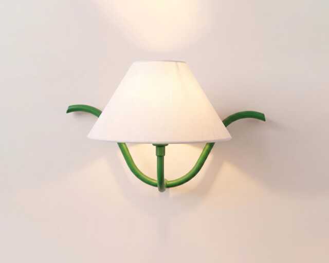 Wall Light Green Modern Lights Fabric Shade Sconce, Luxury Nordic Bedroom Bedside Lamp, Minimalist Home Lighting Fixture Design - image 1