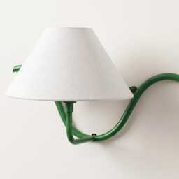 Wall Light Green Modern Lights Fabric Shade Sconce, Luxury Nordic Bedroom Bedside Lamp, Minimalist Home Lighting Fixture Design - thumbnail 2