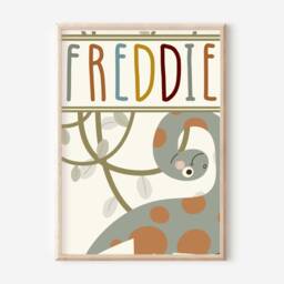 Personalised Dinosaur Prints Including Dino Alphabet. Perfect For A Playroom, Nursery Or Bedroom - Unframed - thumbnail 3