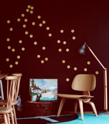 Wall Decal Polka Dots Gold 2'' Sets Of 60 Or 90 For Home & Nursery, Sticker Confetti, Additional Size 1, 2'' 200 Dots, 35 Colours - thumbnail 1