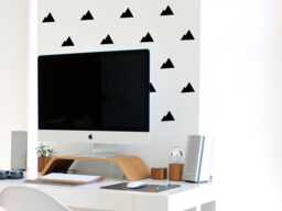 Blue Iceberg Mountain Wall Decals Decor Stickers Nursery Baby Boy Modern & Scandinavian - thumbnail 1